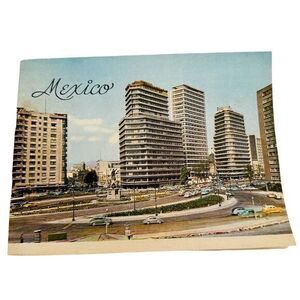Vintage‎ Mexico  City Brochure Souvenir Booklets 1960's-1970's